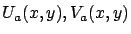 $U_a(x,y),V_a(x,y)$