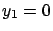 $y_1=0$