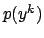 $p(y^k)$