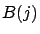 $B(j)$