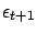 $\epsilon_{t+1}$