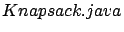 $Knapsack.java$
