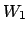 $W_1$