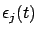 $\epsilon_j(t)$