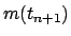$m(t_{n+1})$