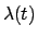 $\lambda(t)$