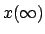 $x(\infty)$
