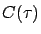 $C(\tau)$