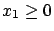 $x_1 \ge 0$