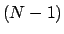 $(N-1)$