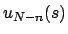 $u_{N-n}(s)$
