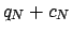 $q_N+c_N$