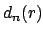 $d_n(r)$