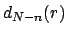 $d_{N-n}(r)$