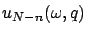 $u_{N-n}(\omega, q)$