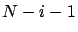 $N-i-1$