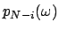$p_{N-i}(\omega)$