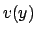 $v(y)$