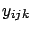 $y_{ijk}$