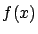 $f(x)$