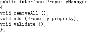 \begin{codesamp}
\begin{verbatim}manager.add
{
new DoubleProperty
{''Initial...
...new DoubleArrayProvider (customData, 1), 10, 50 }
};\end{verbatim}\end{codesamp}