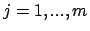 $j=1,...,m$