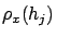 $\rho_x(h_j)$