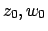 $z_0,w_0$