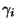 $\gamma_i$