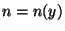 $n=n(y)$