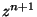 $z^{n+1}$